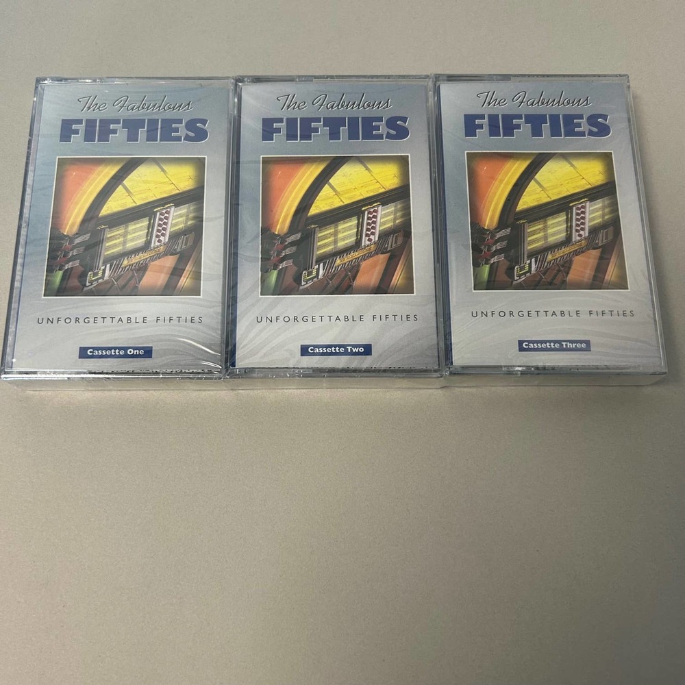 The Unforgettable‎  Fifties Cassette Tapes Set of 3 NIP